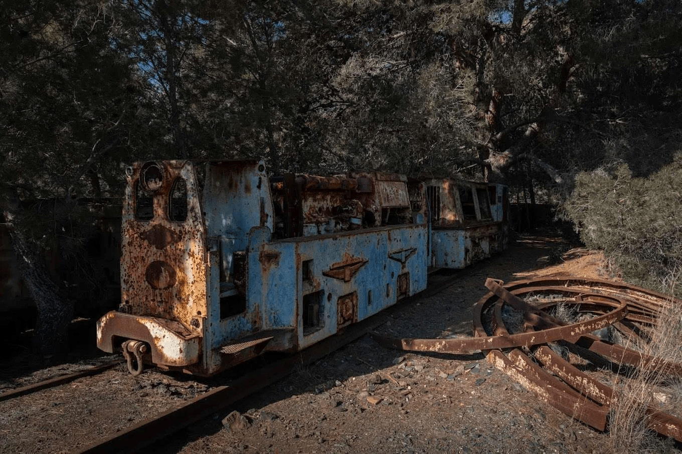 tren minero fantasma Portman