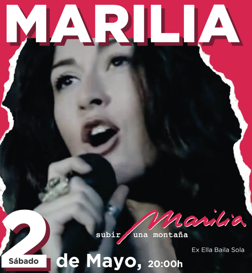 Marilia en concierto en la La Cochera cabaret de Málaga