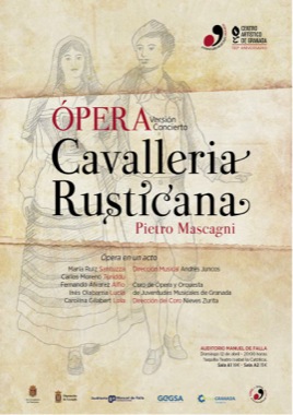 La ópera Cavalleria Rusticana llega al Auditorio Manuel de Falla