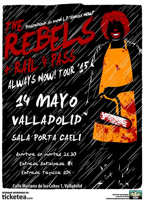 `The Rebels y F.F. Rew´ en la Sala Porta Caeli Global Music