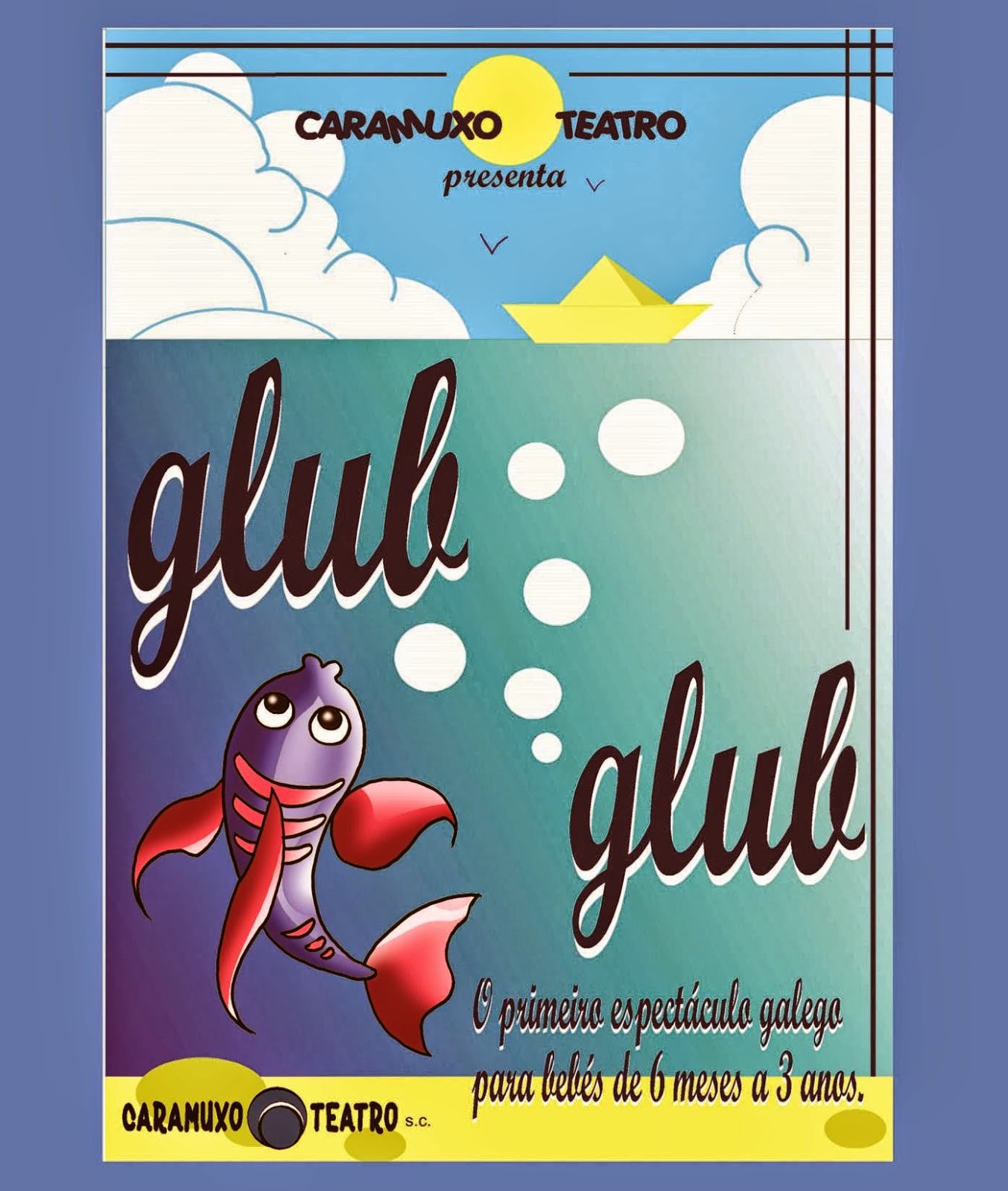 Espectáculo para bebés Glub Glub en la sala Artika de Vigo