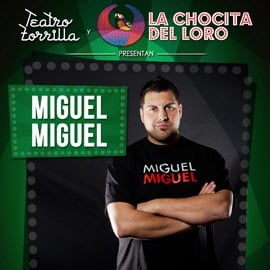 Miguel Miguel en el Teatro Zorrilla `Vivo acojonado´