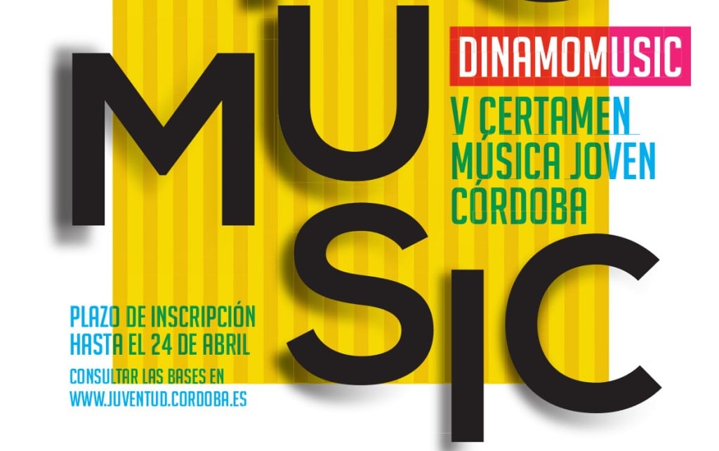 Ya tenemos la V Edición del Certamen Dinamomusic, tienes de plazo hasta el 24 de abril para apuntarte.