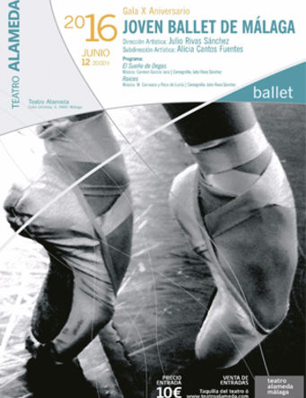 Gala X Aniversario Joven Ballet de Malaga en el Teatro Alameda de Malaga
