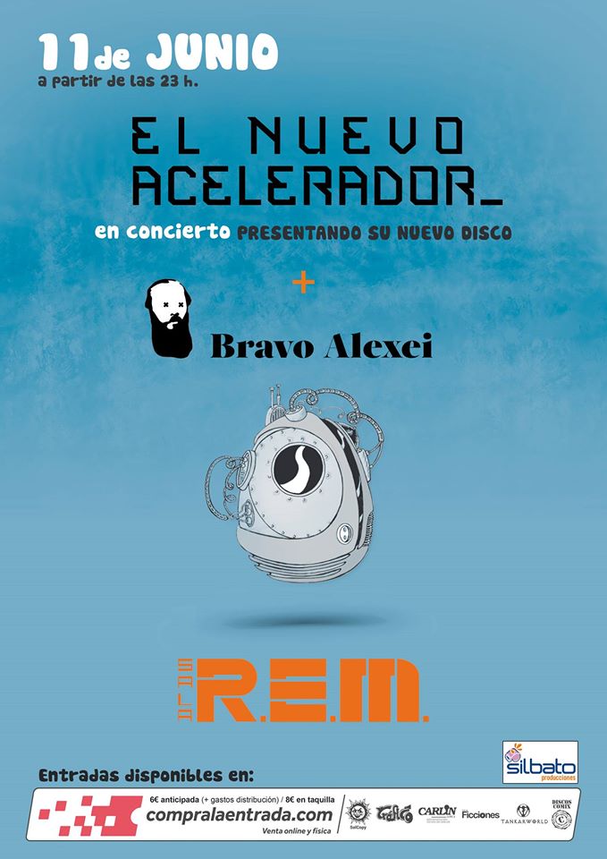 Presentación El Nuevo Acelerador LP + Bravo Alexei «Dos» EP en Sala Rem