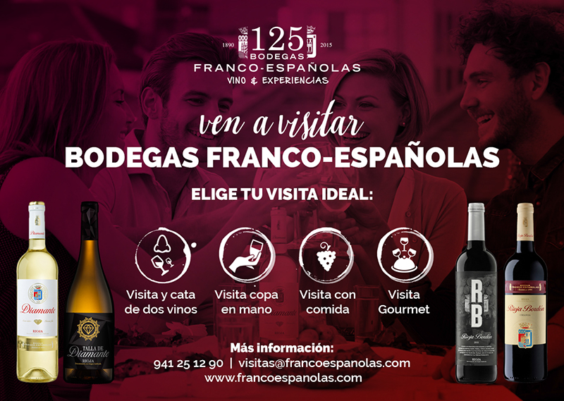 Elige tu visita ideal en Bodegas Franco Españolas