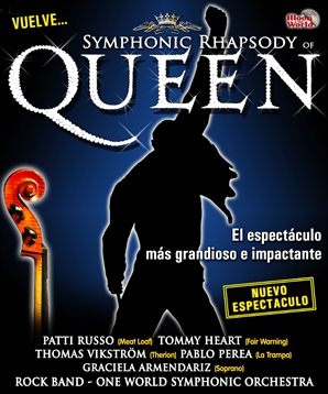 Queen Symphonic Rhapsody en concierto el 12 de febrero en el Teatro Romea