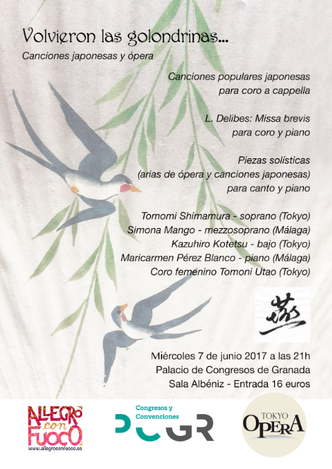 Volvieron las golondrinas… Canciones populares japonesas en el Palacio de Congresos de Granada