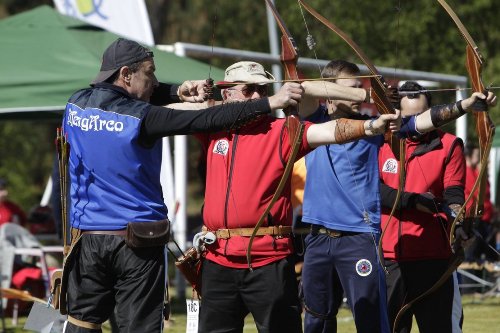 Campeonato gallego de tiro con arco en Pontevedra