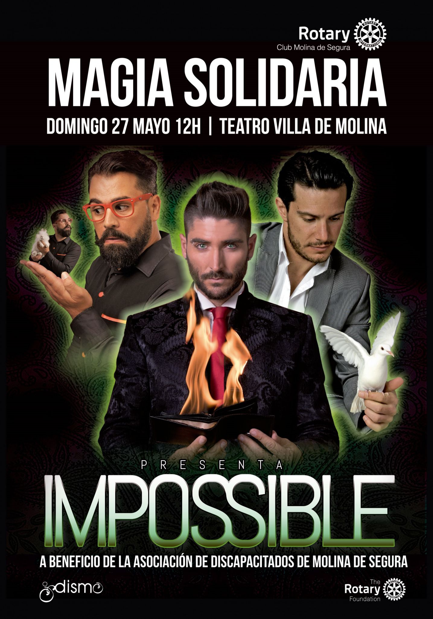El Teatro Villa de Molina presenta el Espectáculo IMPOSSIBLE: CREERÁS EN LA MAGIA.