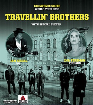 `Travellin Brothers with special guests Ian Siegal & Ina Forsman´ en la Sala Porta Caeli Global Music