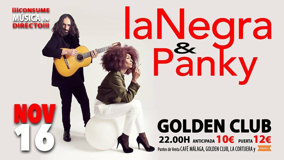 La Negra & Panky en Golden Club a las 22,00h
