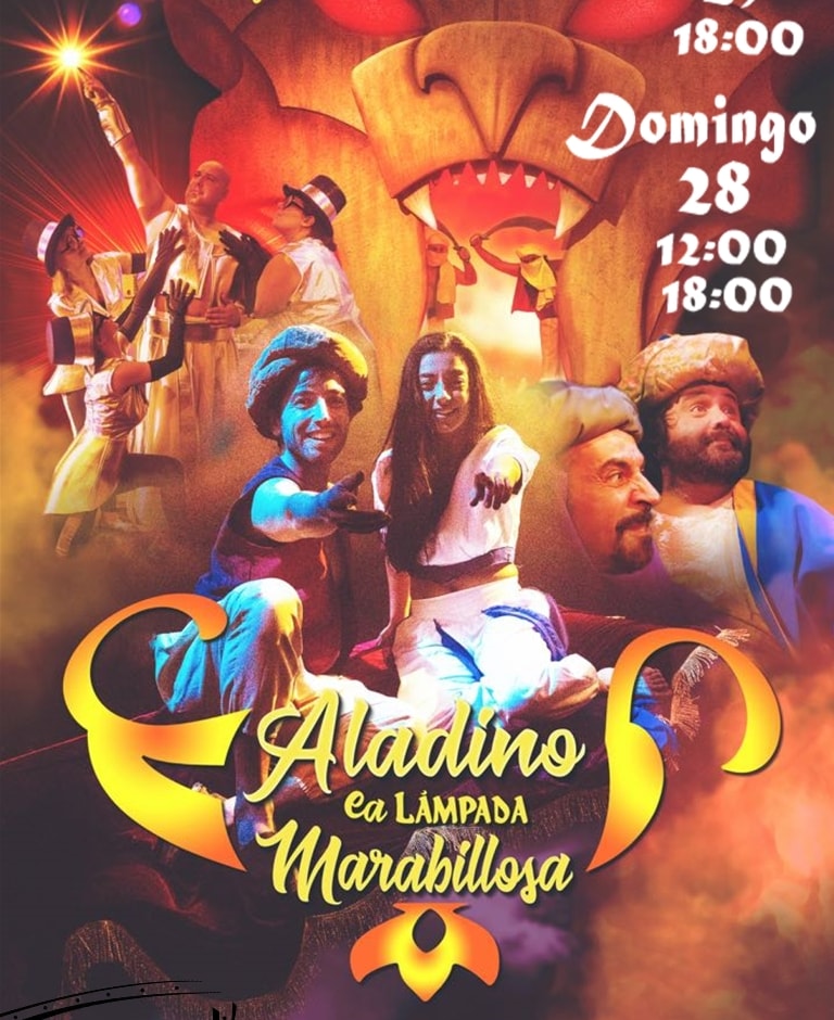 Aladino e a lámpada marabillosa, musical en la sala Artika de Vigo