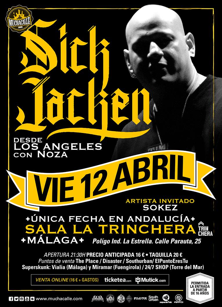 Sick Jacken trae su Locos Spain Tour a La Trinchera de Málaga