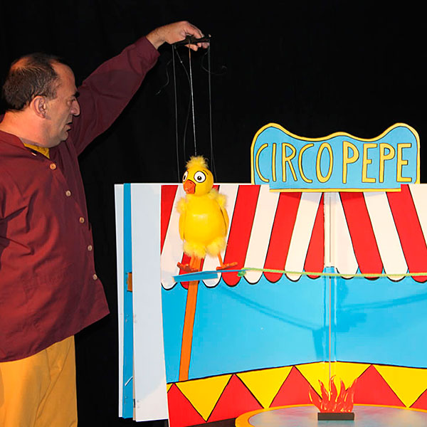 El pollo Pepe en Teatro de las Letras en Madrid