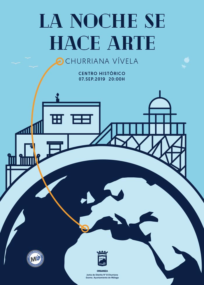 La Noche se hace Arte en el distrito de Churriana Málaga - Programación Completa