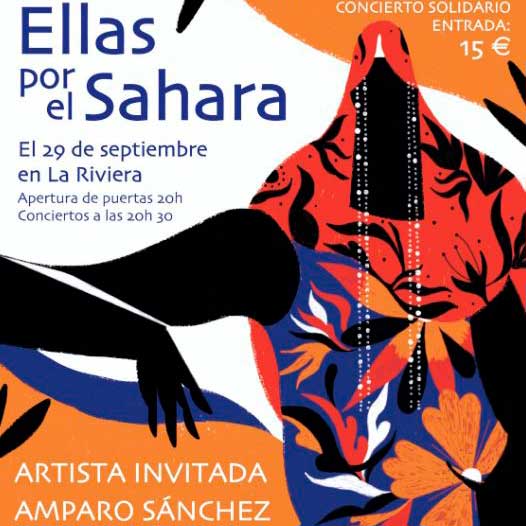 Concierto de Ellas por el Sáhara en La Riviera en Madrid