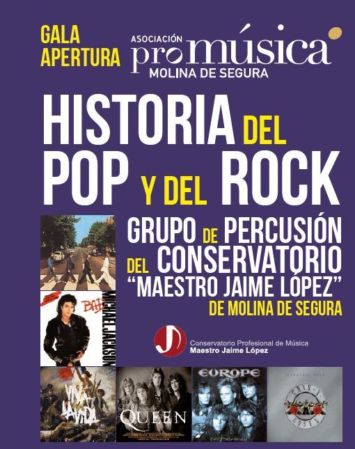 Historia del Pop y el Rock en Teatro Villa de Molina