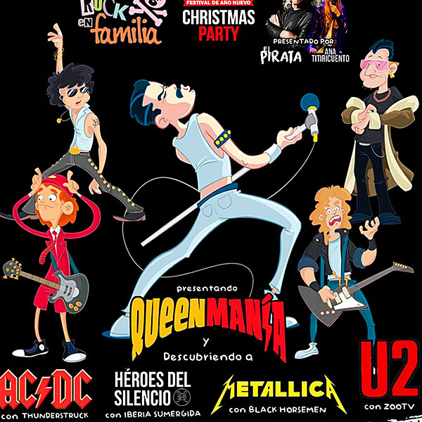 Concierto de Rock en familia: Christmas Party en WiZink Center  en Madrid