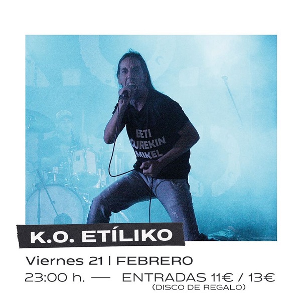 K.O. Etíliko en concierto en Sala Andén 56