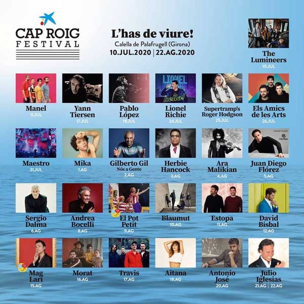 Concierto de Cap Roig Festival 2020 en Auditori Cap Roig en Girona