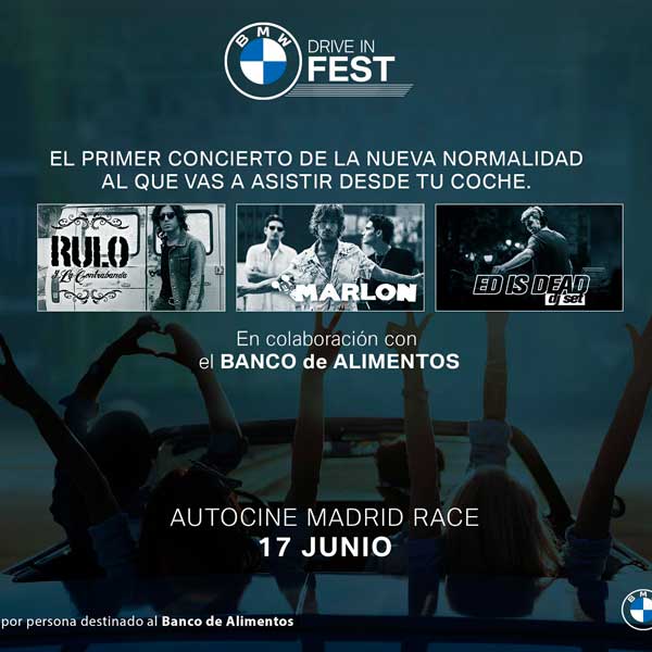 Concierto de BMW Drive-in Fest en Autocine Madrid RACE