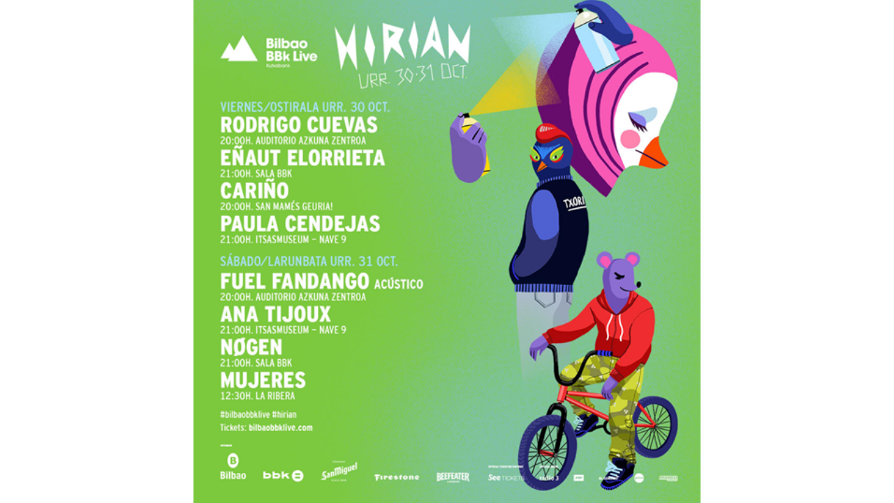 Cervezas San Miguel se estrena como colaborador del festival Hirian