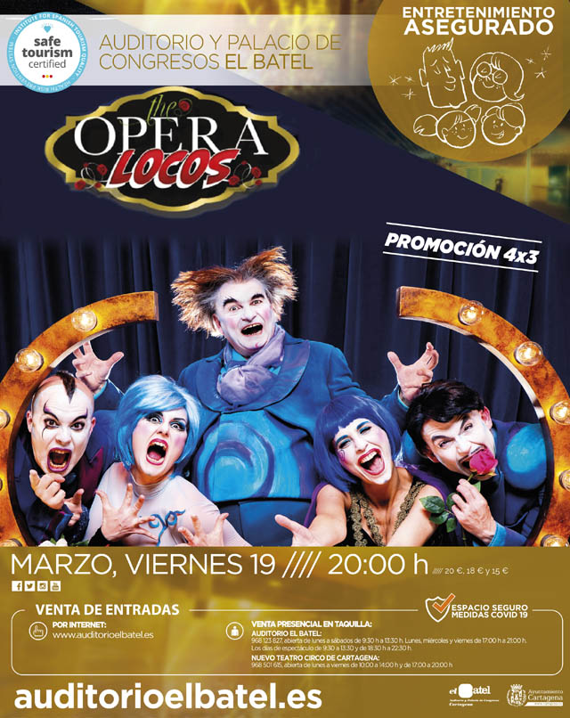 ‘The opera locos’ llega al Auditorio El Batel