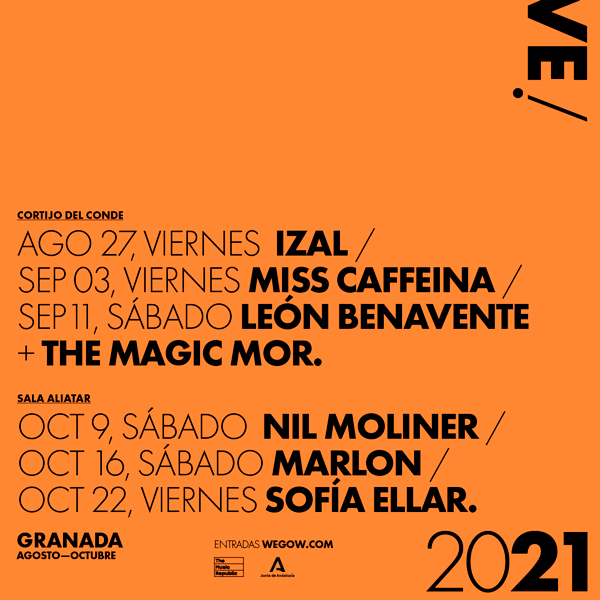 Concierto de Granada Alive! 2021 en Paseo Cortijo del Conde
