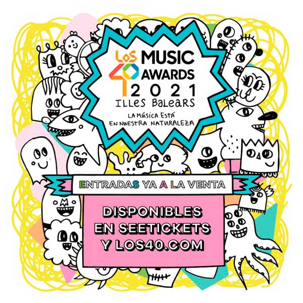 Concierto de LOS40 Music Awards 2021 en Velòdrom Illes Balears en Baleares