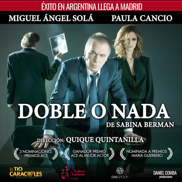 Doble o nada en Teatros Luchana en Madrid