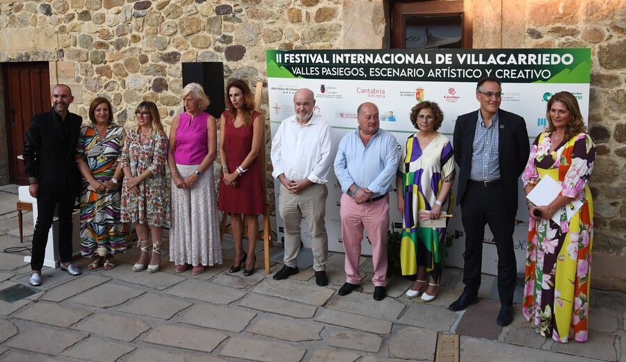 II Festival Internacional de Villacarriedo Foto autoridades
