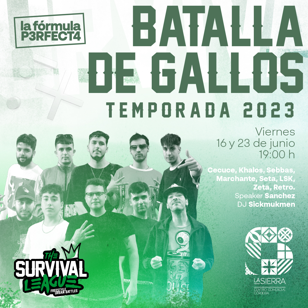 Córdoba acogerá dos jornadas de Batalla de Gallos de la Survival League