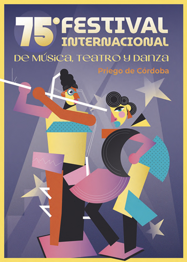 cartel festival internacional musica teatro y danza de priego de cordoba