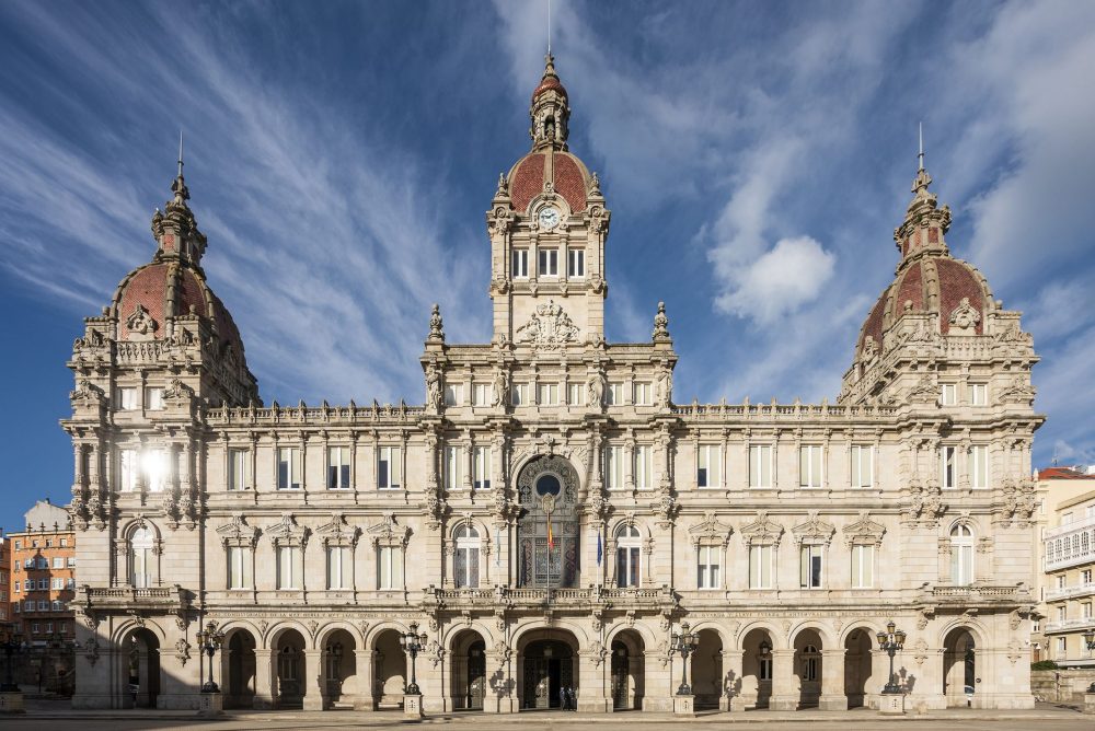 Palacio municipal sitios imprescindibles Coruña