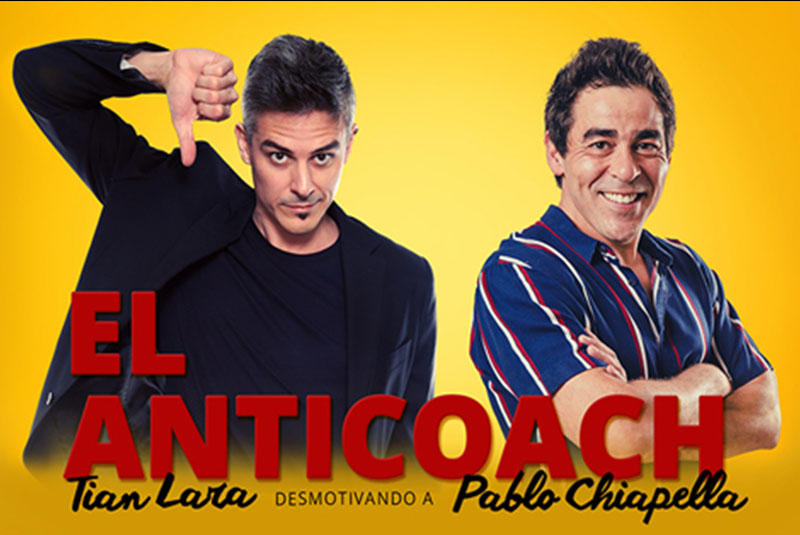 ‘El Anticoach – Desmotivando a Pablo Chiapella’ en Córdoba
