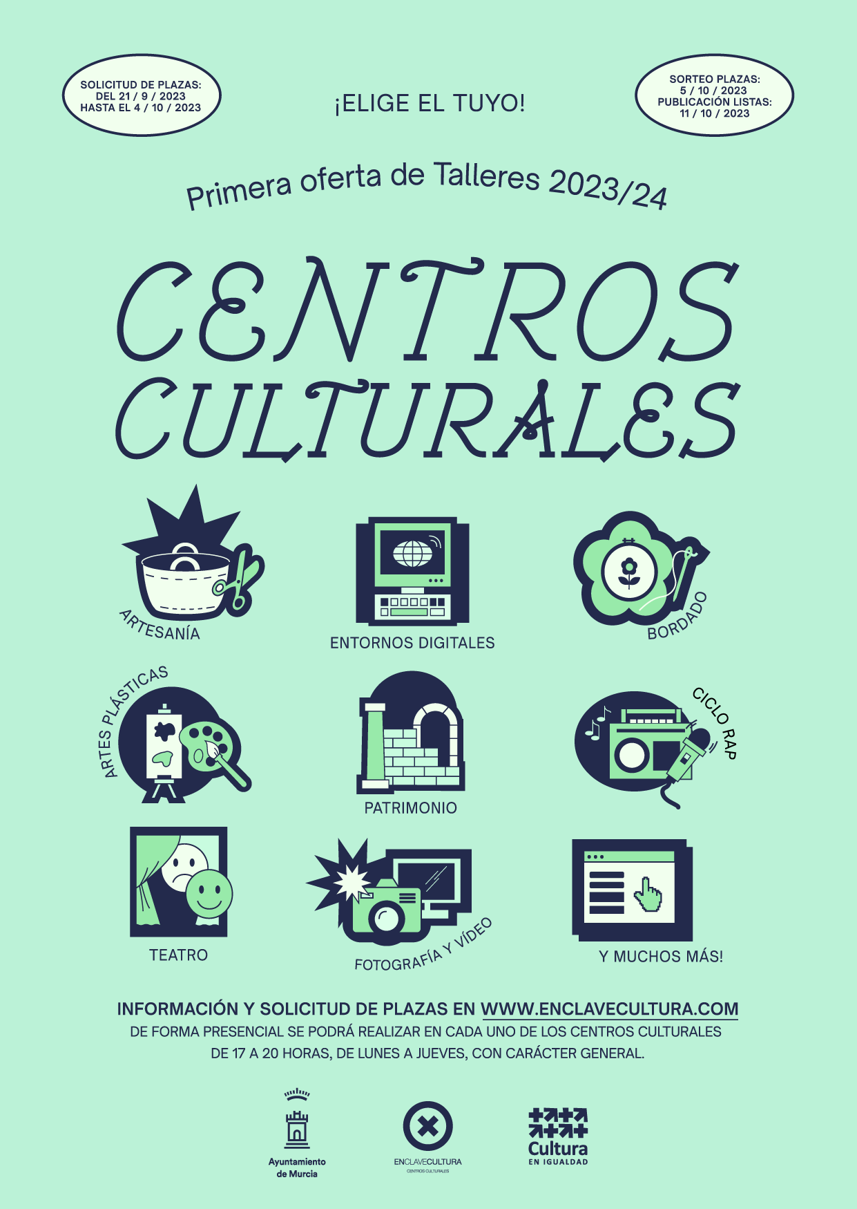Talleres centros culturales de Murcia 1