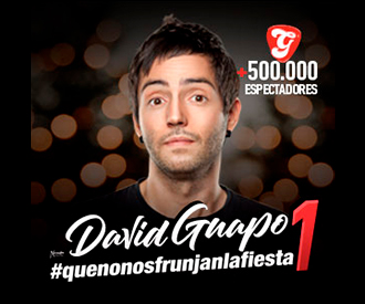 El show de David Guapo en Valencia