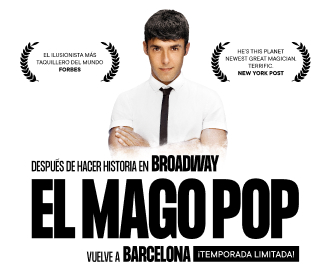 El Mago Pop Barcelona 23-24: Nada es Imposible, el espectáculo mágico más sorprendente de Antonio Díaz en el Teatre Victoria.