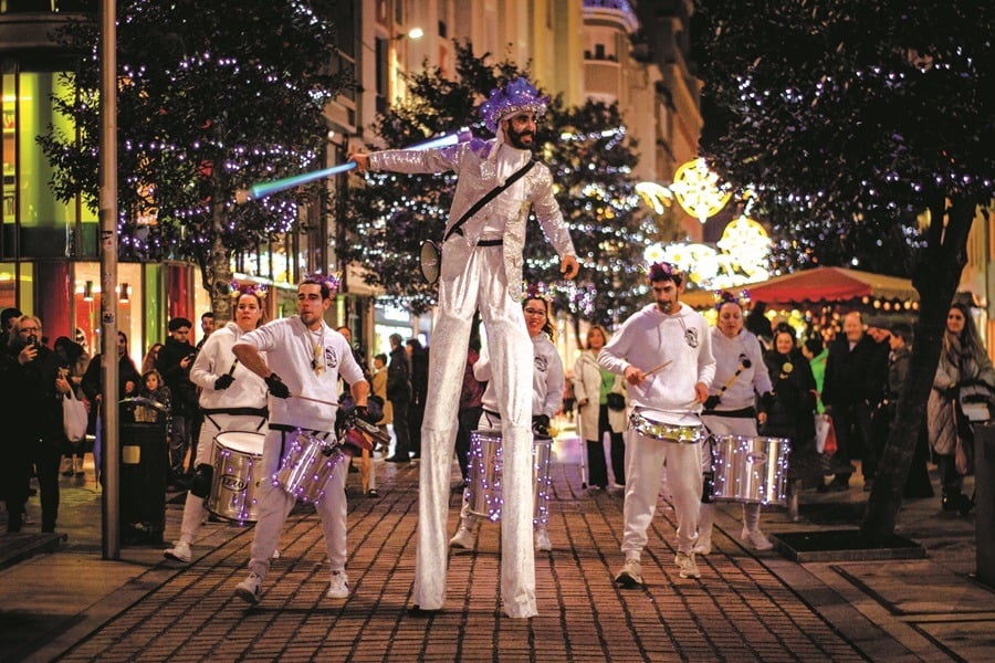 santander es navidad pasacalles