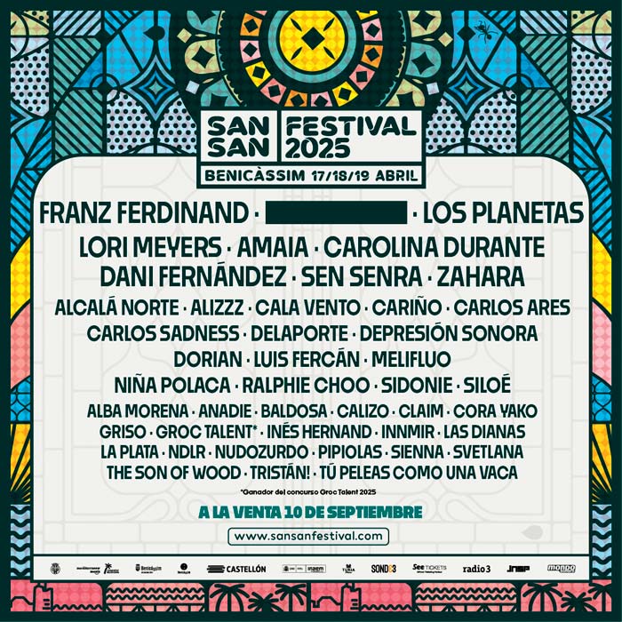 cartel sansan festival 2025