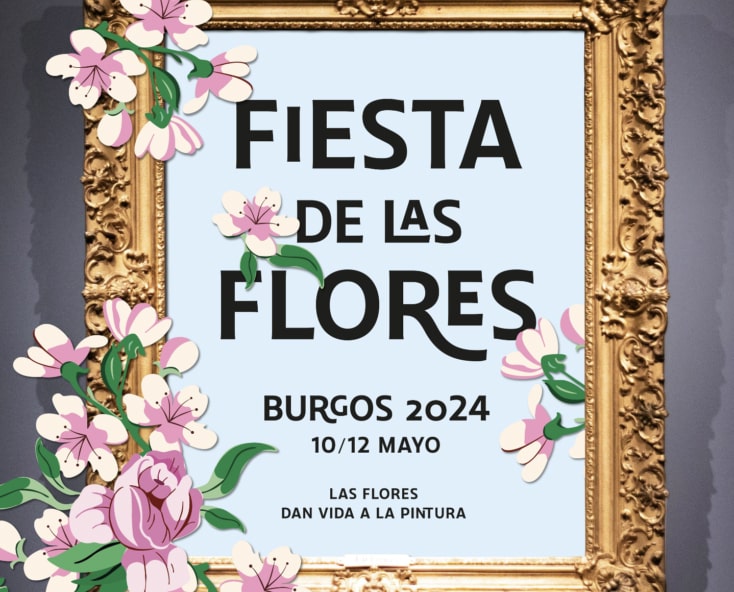 cartel fiesta flores 2024 burgos min