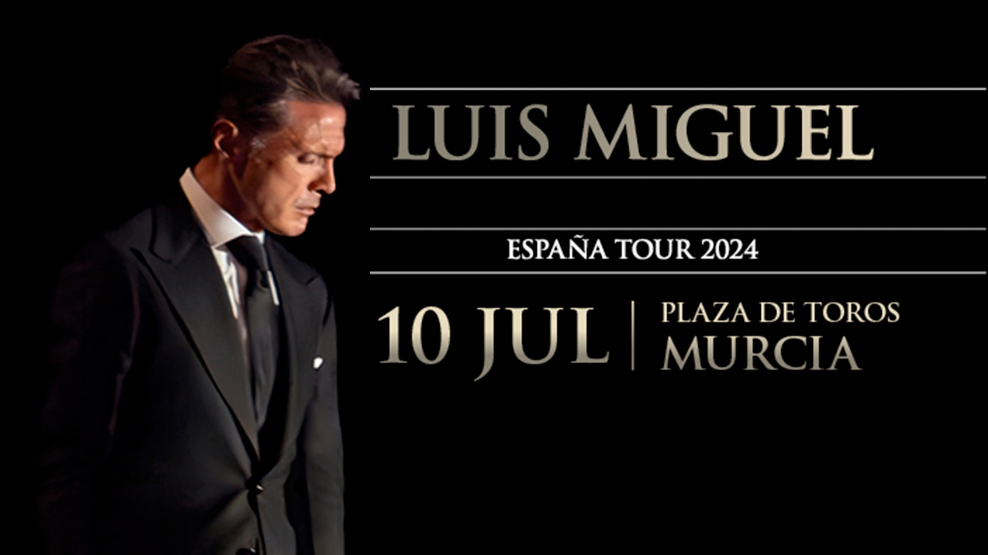 Concierto de Luis Miguel en Murcia 2024