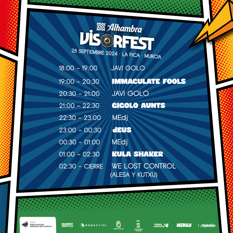 Visorfest 2024 horarios