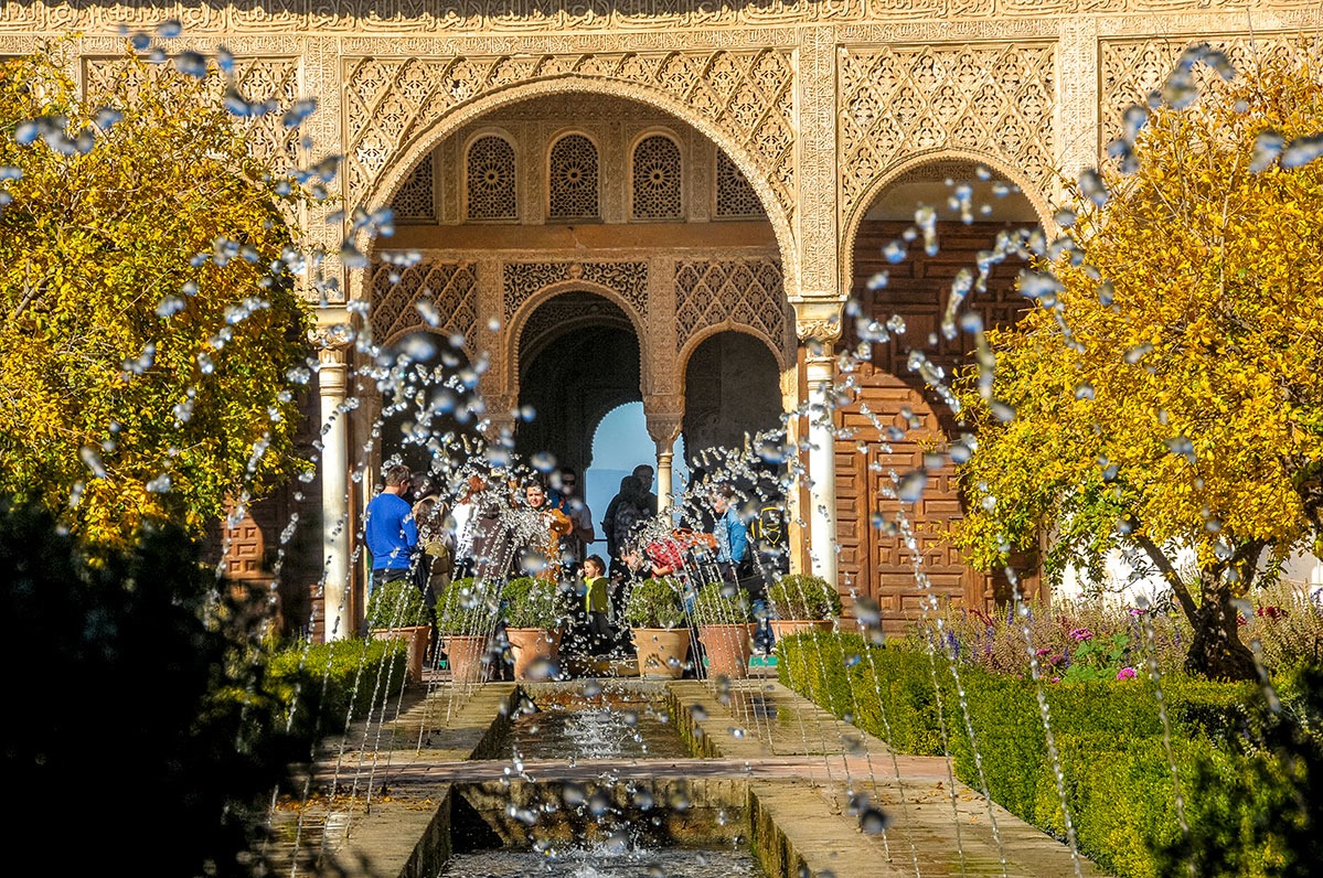 Generalife de la Alhambra lorca en los jardines