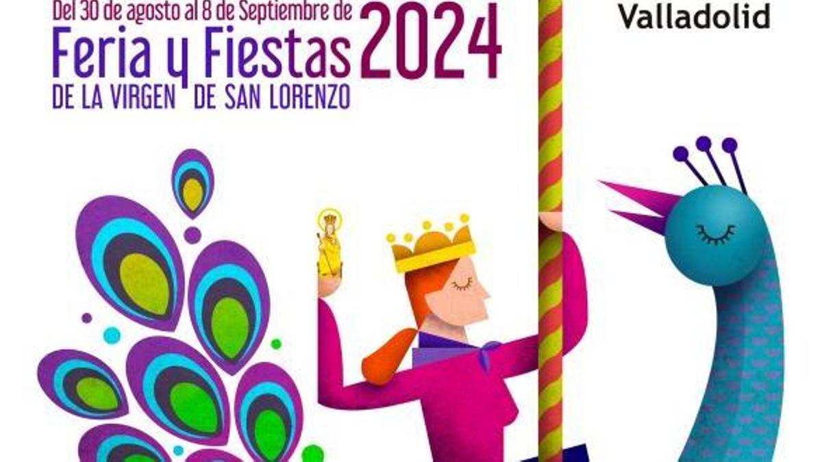 cartel fiestas valladolid 2024