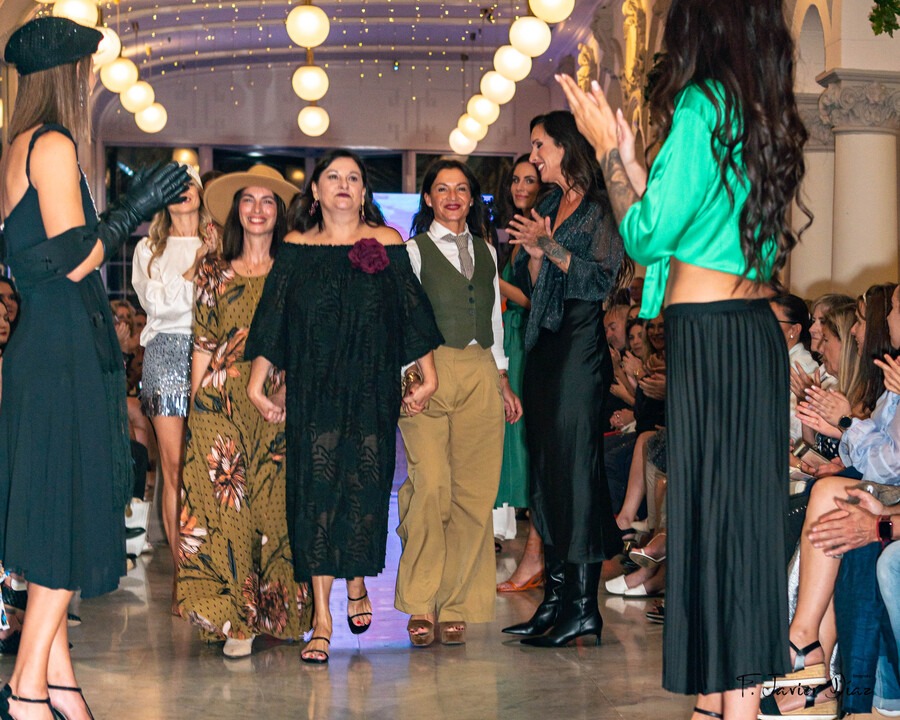 Santander Slow Fashion 2024 Moda re · Saludo Mar Zorrilla, Maribel Cabo y Susana Molinero