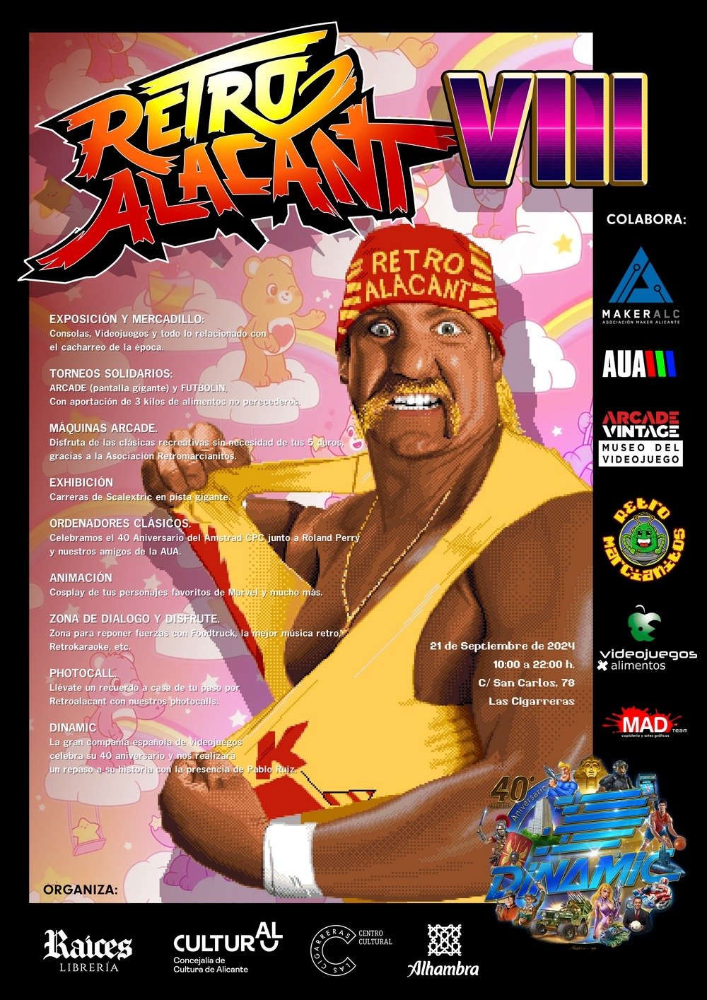 cartel retro alacant 2024 0