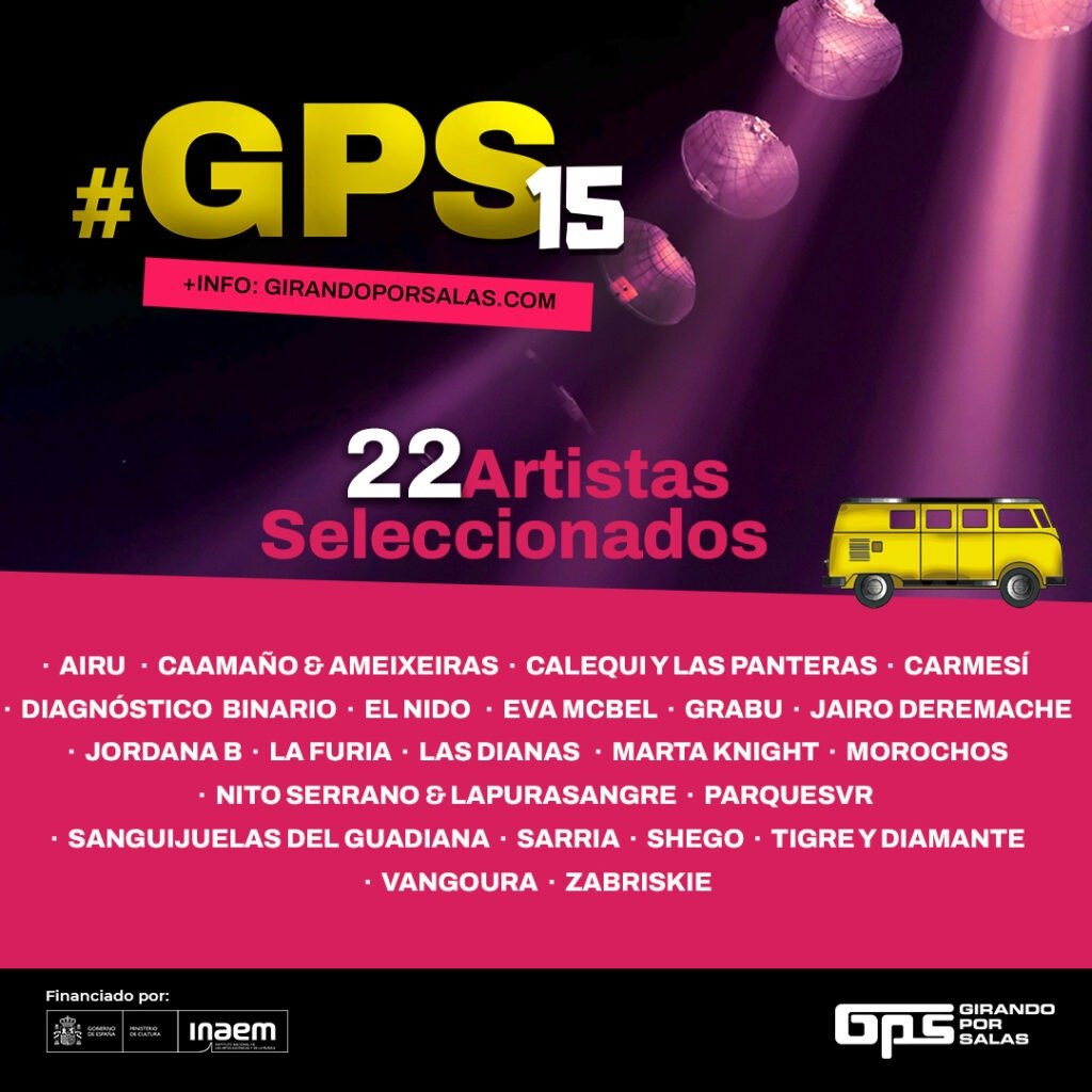 22 Artistas seleccionados para GPS15 de Girando Por Salas