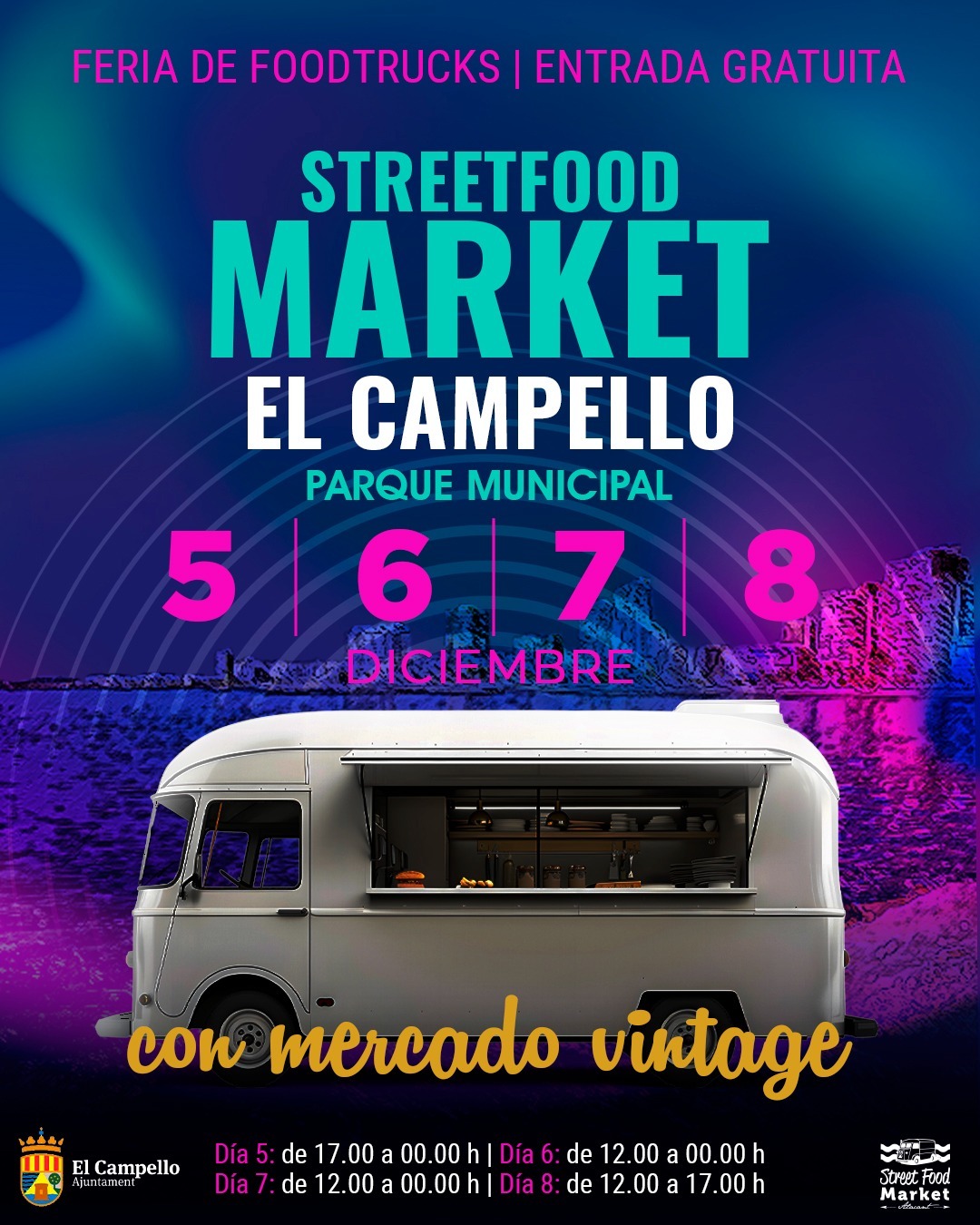 Cartel El Campello Street Food Market